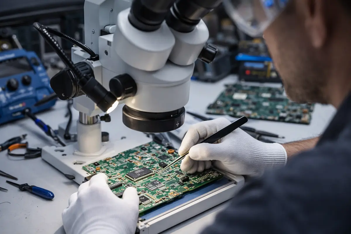 Laptop que no enciende por fallo en placa base